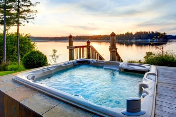 hottub custom home